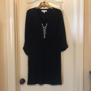Michael Kors Dress XL black w silver accents